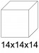 Диск GT14 для нарезки кубиками 14x14x14 мм.