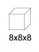 Диск GT8 для нарезки кубиками 8x8x8 мм. 