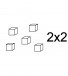 Диск B2/2 для нарезки кубиками брюнуаз 2x2 мм.