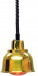 Мармит ламповый подвесной с куполом латунного цвета Neumarker 10-10554