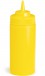 Желтая бутылка для горчицы 473 мл. диам. 63 мм. WideMouth Tablecraft 11663M