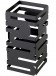 Прямоугольная черная подставка 15,2x15,2x30,5 см. Skycap Multi-Level Rosseto D620RB