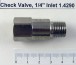 Check Valve, 1/4" Inlet Synesso 1.4290